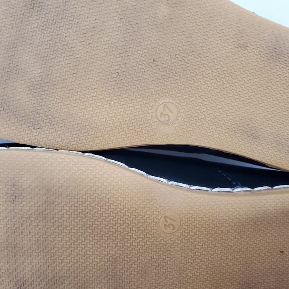 Charix Shoes Womens 37 Black Leather Slip On Loafer Comfort Classic - Picture 13 of 14